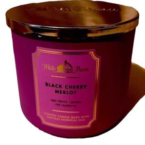 Bath & BodyWorks “Black Cherry Merlot” 3-Wick Scented Candle 411g